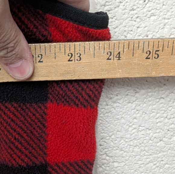 Chaps Sport size 2X vest in red/black buffalo check like new - Picture 9 of 10